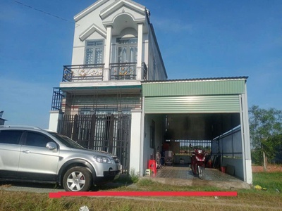 Chính chủ chuyển về thành phố cần bán nhà 1 trệt 1 lầu mặt tiền đường mỹ hạnh bắc, đức hòa, long an 1