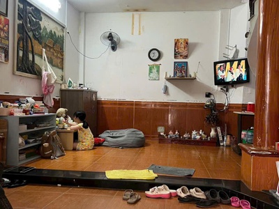 Nhà xinh 1 lầu đường 5m thông buôn bán nhỏ lẻ ngã 3 đông quang q12 2