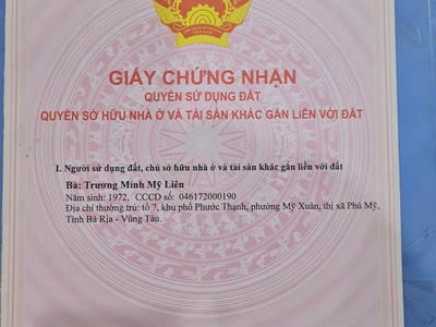 Chính chủ cần bán - đất đẹp - giá siêu ưu đãi - vị trí đắc địa tại : tỉnh bà rịa vũng tàu 0