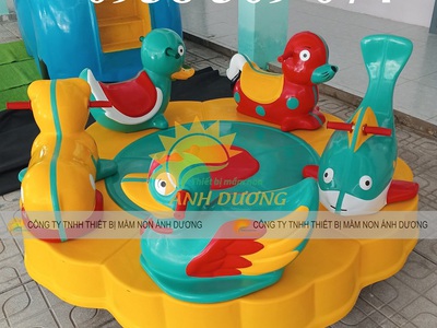 Đu quay trẻ em, mâm xoay trẻ em, mầm xoay mầm non giá rẻ 2