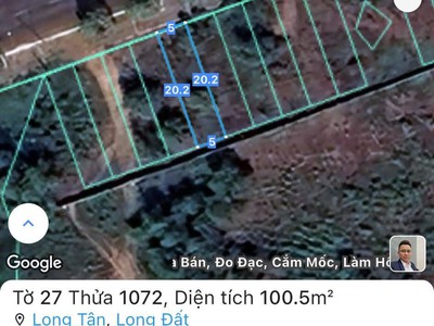  bán lô đất mặt tiền tỉnh lộ 52   xã đất đỏ  long tân cũ , tp.hcm  4