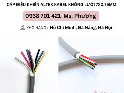 Cáp điều khiển Altek Kabel không lưới 7x0.75mm Đà Nẵng, Hà Nội, Hồ Chí Minh 3