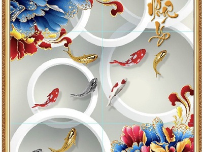 Gạch tranh 3d hoa mẫu đơn HP727 7