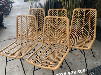 Ghế cafe mây nhựa giá rẻ 0