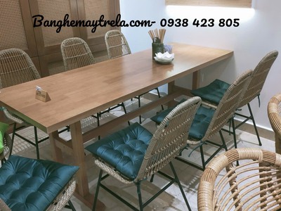 Ghế cafe mây nhựa giá rẻ 2