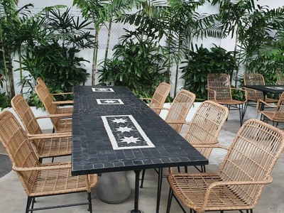 Ghế cafe mây nhựa giá rẻ 9