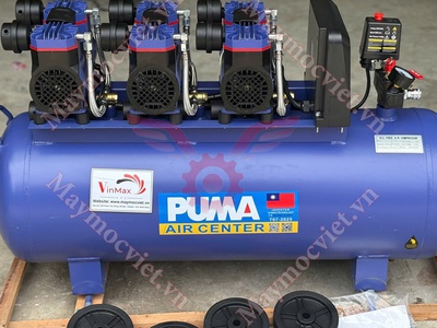 Máy nén khí không dầu Puma 100 lít - 3Hp giá rẻ 0