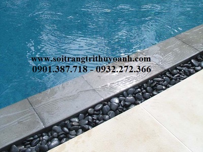 Sỏi đen bóng nhập khẩu cấp cho công trình tại Miền Trung 11