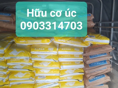 Phân bón hữu cơ viên nén công nghệ úc 80 OM , NPK 322,Humic 5 3