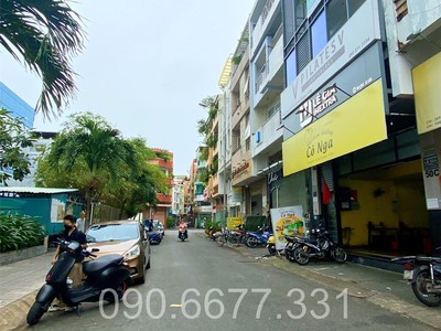 ‼ mặt tiền đường hoa khu phan xích long - đường nhựa 10m có vỉa hè - 5 tầng ngang 6m bề thế 0