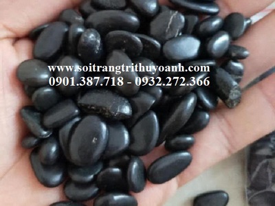 Sỏi đen bóng cấp cho công trình ở Phú Quốc 2