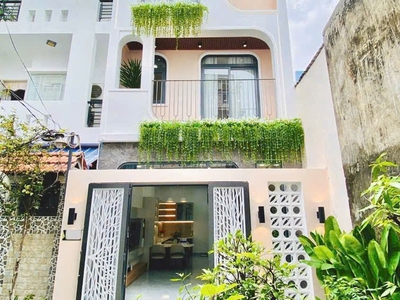 Nhà mới shr 4 tầng hxh 41m2, vuông   phan huy ích gò vấp 0