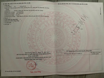 Chính chủ - do nhu cầu công việc bán nhà phố mặt tiền đường 75, khu tdc phú chánh, thủ dầu một 0