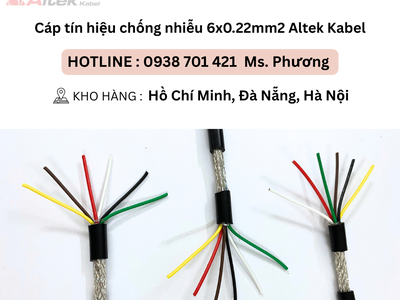 Cáp tín hiệu chống nhiễu 6x0.22mm Altek Kabel Đà Nẵng, Hà Nội, Hồ Chí Minh 3