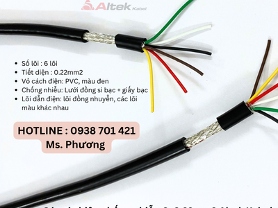 Cáp tín hiệu chống nhiễu 6x0.22mm Altek Kabel Đà Nẵng, Hà Nội, Hồ Chí Minh 1