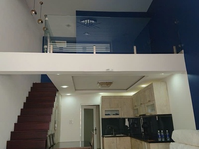 Cho thuê nhà xô viết nghệ tĩnh, p.25, 4.2x12m, trệt, lửng, 2pn, 2wc, 12tr, tl 2