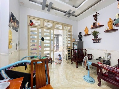 Bán nhà 3 tầng dt khủng 110m2 tô ngọc vân giáp gò vấp 7pn-chia 2 căn 7.9 tỷ 1