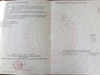 Bán đất xã diên toàn, diên khánh, khánh hoà 0