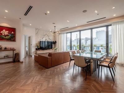 Căn hộ penthouse vinhome central park bình thạnh 166m2 giá 25,5 tỷ, sổ đỏ, tiện nghi đầy đủ, vị trí 0