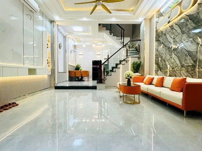 Bán nhà mới xe hơi ngủ nhà 4 tầng 4 phòng ngủ 3