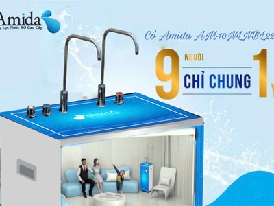 Máy lọc nước RO cao cấp chính hãng 2 vòi 3 chức năng 0