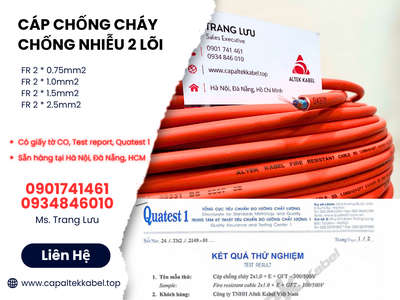 Nhà phân phối cáp chống cháy chống nhiễu Altek Kabel giá xưởng 3