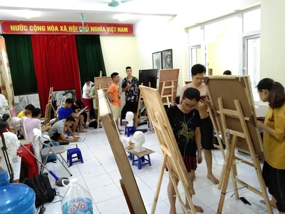 Học vẽ cơ bản ở Bát tràng 2