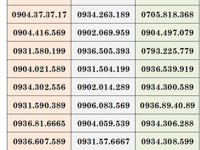 Cơ hội có 1102 - xả lô sim trả trước mobifone   gói cước siêu C90Plus   cho anh em hải phòng 1