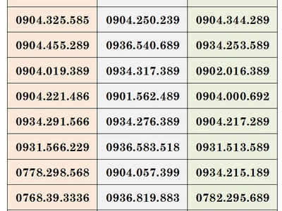 Cơ hội có 1102 - xả lô sim trả trước mobifone   gói cước siêu C90Plus   cho anh em hải phòng 2