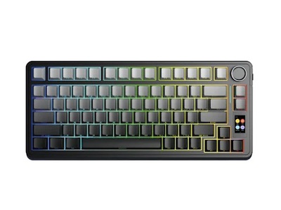 Bàn phím cơ Gaming không dây AULA S75 Pro Xám Đen Gradient 0