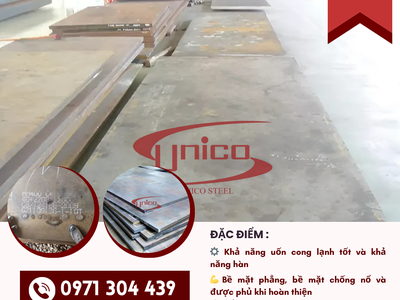 Tấm chịu mài mòn NM400/500 Unico - Đỉnh cấp của sự bền bỉ 0