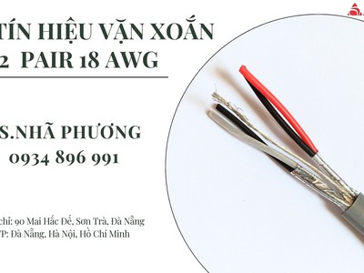 Cáp Tín Hiệu Vặn Xoắn Altek Kabel 2 Pair 18 Awg Có Sẵn. 0
