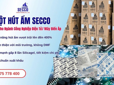 Bột hút ẩm công nghiệp SECCO Chống ẩm vượt trội, an toàn 3