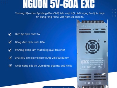 Nguồn 5V   60A EXC 0