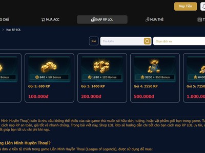 Mua acc Liên Minh Huyền Thoại   Xu hướng phổ biến trong cộng đồng game thủ hiện nay 1