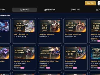 Mua acc Liên Minh Huyền Thoại   Xu hướng phổ biến trong cộng đồng game thủ hiện nay 2