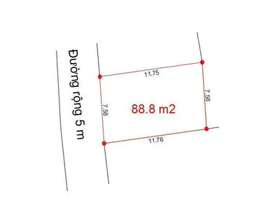 Đất phù lỗ, chưa bao giờ lỗ, 88.8m2, mt7.6m, 3.6  tỷ, xe tải vào nhà, sóc sơn. 4