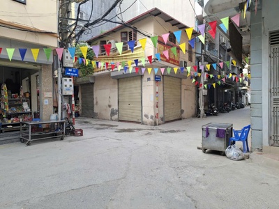 Bán đất tặng nhà 2 tầng - đâị học mỏ - dt46m2 - mt5,5m - giá 8 tỷ - ngõ ô tô thông 0