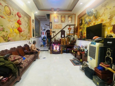 Siêu phẩm liên khu 5-6 hẻm 8m ô tô vào nhà khu nhà lầu gần chợ 78m2,4tầng nhỉnh 5 tỷ 2