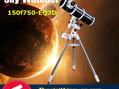 KTV phản xạ Sky-Watcher 150f750  F5  Parabol kèm chân EQ3-D ống thép 0