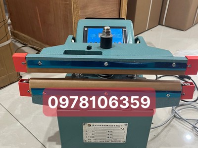 Máy hàn miệng túi để bàn, máy hàn túi bằng khí nén, máy ép bao nilong, máy hàn túi 650mm 1