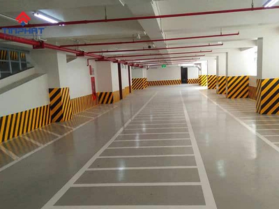 Đại lý bán sơn kẻ vạch phản quang Cadin hệ nước KV500 2 thành phần chống mài mòn chính hãng giá rẻ 3