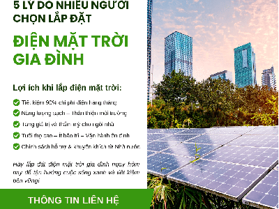 Lý do khiến nhiều người chọn lắp điện mặt trời gia đình 0