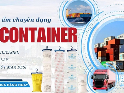 Giải pháp chống ẩm container   Túi hút ẩm bao vải cao cấp 1