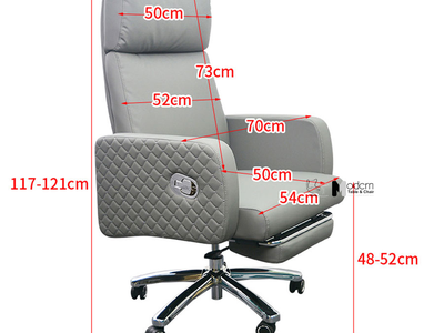 Ghế giám đốc nệm da ngả lưng có gác chân CR4120-P 1
