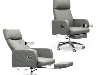 Ghế giám đốc nệm da ngả lưng có gác chân CR4120-P 2