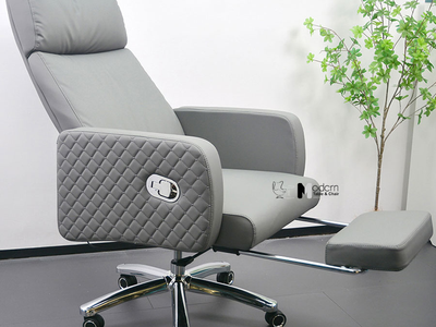 Ghế giám đốc nệm da ngả lưng có gác chân CR4120-P 0