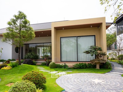 Sân vườn nhỏ đẹp Góc xanh thư giãn cho ngôi nhà phố 0