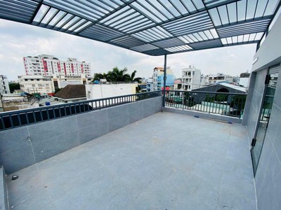 Bán nhà mới ở liền Phan Huy Ích GV 5PN 4WC 78m2 chỉ nhỉnh 7 tỷ có sân trước cửa 1