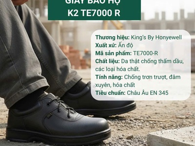 Giày bảo hộ kháng hóa chất K2 TE7000 R 0
